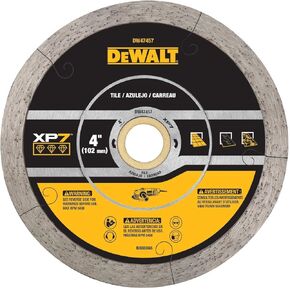 DEWALT DW47457 4IN CONTINUOUS XP7 TILE