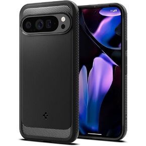 Spigen Rugged Armor Designed for Pixel 9 Pro XL Case (2024) [Military-Grade Protection] - Matte Black