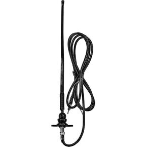 ASA Electronics 44US01R Jensen Rubber Mast AM/FM RV Antenna - Top or Side Mount