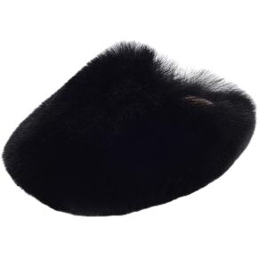 شباشب منزلية من الفرو الصناعي للشتاء للنساء من ZSGYCHCY، صنادل منفوشة، منزلق فروي للاستخدام الداخلي والخارجي in Kuwait