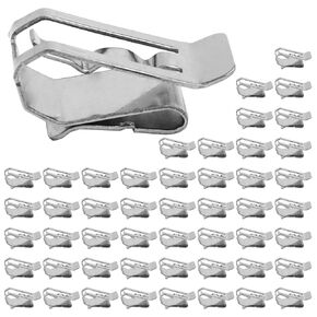 50 Pieces Stainless Steel Cable Clips Wiring Frame Clip Module Wire Management for Solar Application Trailer Boat Wire Clamp for Electric Wires Stainless Steel