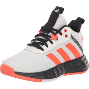 حذاء كرة السلة adidas Originals Flex، أبيض/فضي معدني/أزرق ملكي، 2 US للجنسين للأطفال الصغار in Kuwait