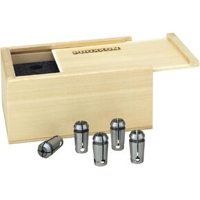 Proxxon 24144 Collets for Micro Mill FF 230,Silver
