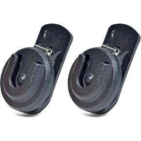 Universal CB Microphone Holder CB Mic Hanger with Back Clip,Mic Bracket for CB Radio Microphone/Mobile Radio Microphone (2 Pack)