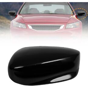 Door Side Rearview Mirror Covers Caps,Exterior Mirror Covers,Side Mirror Caps compatible with Honda Accord 2008-2013,Black,2PCS