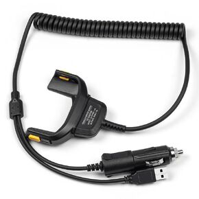 Tc51 Charger, 2-in-1 USB and Car Charger Cable for Zebra Tc51 TC510 TC510K TC52 TC52X TC56 TC57 TC51HC, Replace CBL-TC51-USB1-01, Retractable Cable and PDA Barcode Scanner Charger.