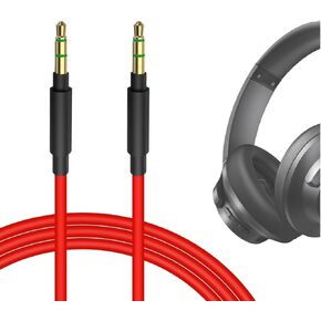 Geekria Audio Cable Compatible with Anker Soundcore Space One, Space Q45, Life Q35, Life Q30, COWIN E7, COWIN SE7, COWIN E7 PRO, COWIN SE8, COWIN E9, 3.5mm Aux Replacement Stereo Cord (4 ft/1.2 m)