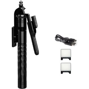 Selfie Stick, 68 inch Extendable Selfie Stick Tripod,Phone Tripod with Wireless Remote Shutter,Group Selfies/Live Streaming/Video Recording Compatible with All Cellphones Black