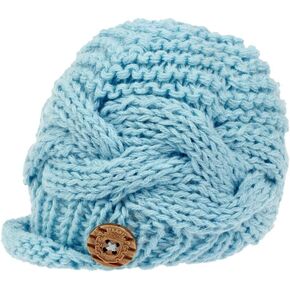 Handknit Baby Boy Knit Brimmed Newborn Photography Hat Cap
