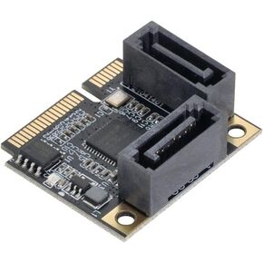 ASM1061 Mini PCIE إلى SATA3.0 بطاقات التوسعة محول محول وحدة التحكم تصميم شريحة واحدة PCI-Express أصلي in Kuwait