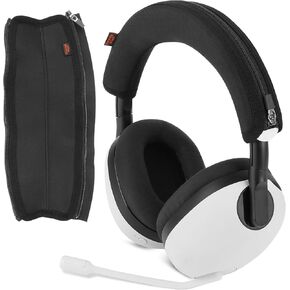 Desing Wish INZONE H9 Headband Cover Compatible with Sony INZONE H3/ H5/ H7/ H9 Headphones Thicker Sports Fabric Replacement Headphone Headband Cushion Pad Cover Headband Protector (Black)