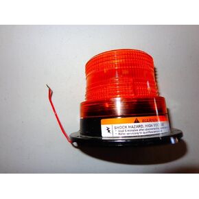 Federal Signal 220200-04 Firebolt Plus Red 3.61" Strobe Beacon (Perm Mt)