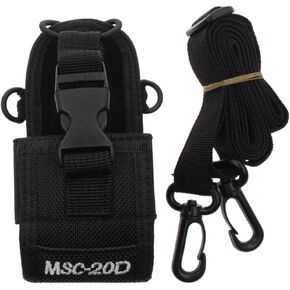 New Multi-Function Black MSC-20D Nylon Bag Pouch Holster Case for Baofeng Motorola Kenwood Radio