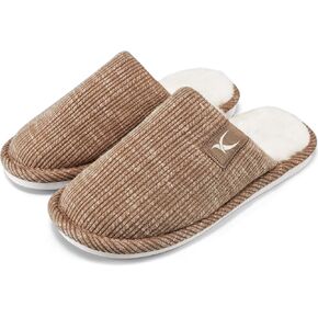 Aomigoct Womens Slippers House Indoor: Comfy Warm Lining Slippers for Women Casual Memory Foam Anti-Skid Sole Shoes Outdoor