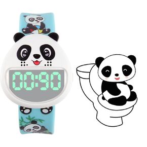 Panda Potty Watch (Blue)