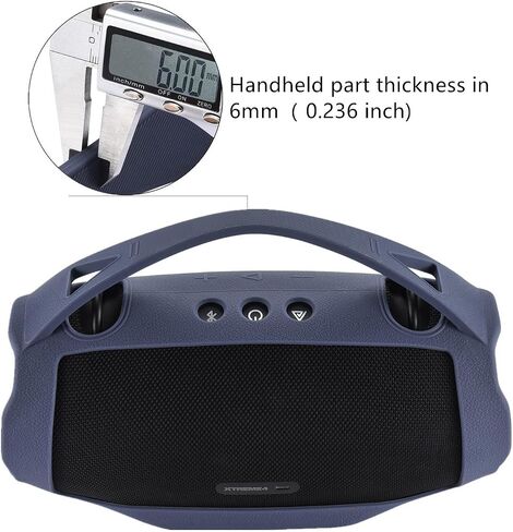 Silicone Cover Case Compatible with JBL Xtreme 4 Portable Bluetooth Speaker, Waterproof Soft Skin Silicone Protective Case for JBL Xtreme 4 Bluetooth Speaker Accessories (Orange) in Saudi Arabia