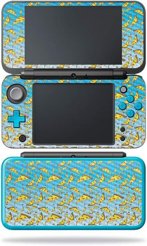 غلاف MightySkins من ألياف الكربون لجهاز Nintendo New 2DS XL - نيون يين يانغ | لمسة نهائية واقية ومتينة من ألياف الكربون | سهل التطبيق والإزالة وتغيير الأنماط | صنع في الولايات المتحدة الأمريكية in Saudi Arabia