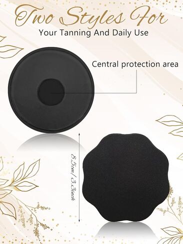 4 Pairs Tanning Nipple Cover for Women Silicone Reusable Nipple Pasties Sticky Invisible Tanning Breast Nipple Pad Waterproof in Saudi Arabia