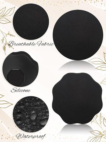 4 Pairs Tanning Nipple Cover for Women Silicone Reusable Nipple Pasties Sticky Invisible Tanning Breast Nipple Pad Waterproof in Saudi Arabia