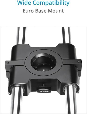 PROAIM Offset Slide-Pan Video Film Camera Slider Rig with Mitchell Mount. Payload: 100kg/220lb. Offers 360° Rotation & Vertical Mounting Possibility (SL-UBGI-01) in Saudi Arabia