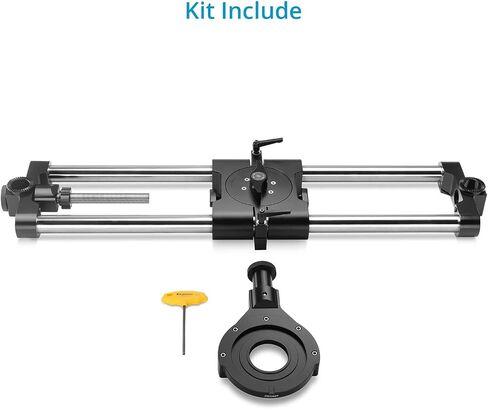 PROAIM Offset Slide-Pan Video Film Camera Slider Rig with Mitchell Mount. Payload: 100kg/220lb. Offers 360° Rotation & Vertical Mounting Possibility (SL-UBGI-01) in Saudi Arabia