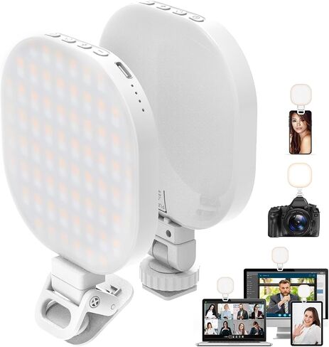 Magnetic Phone Selfie Light, 128 LED Fill Light Compatible with Magsafe iPhone, iPad, Laptop, Camera Video Light 2000mAh Recording Travel Photography in Saudi Arabia