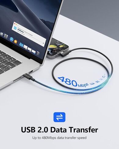 كابل SUNGUY USB C إلى USB C بطول 1 قدم [عبوة من قطعتين]، زاوية قائمة 90 درجة من النوع C إلى C 60 وات PD شحن سريع متوافق مع Samsung Galaxy S21 S20 S10 وMacBook Air/Pro وiPad Pro 2020 وPixel 4/3 XL in Kuwait