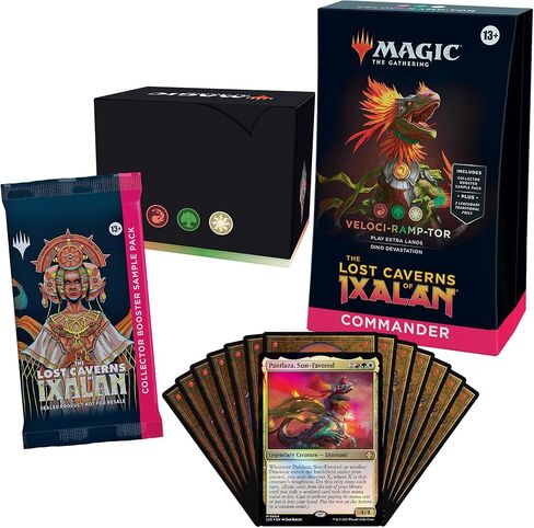 Magic: The Gathering The Lost Caverns of Ixalan Commander Deck - Blood Rites (100-Card Deck, 2-Card Collector Booster Sample Pack + Accessories) in Saudi Arabia