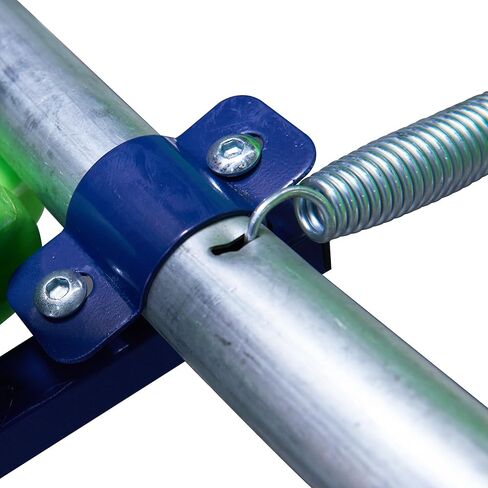 ترامبولين UBGO بطول 15 قدم، ترامبولين خارجي مع شبكة مغلقة، ترامبولين مستدير مع سلم وحلقة كرة سلة، ترامبولين في الفناء الخلفي للأطفال والعائلة وقت سعيد باللون الأخضر in Kuwait