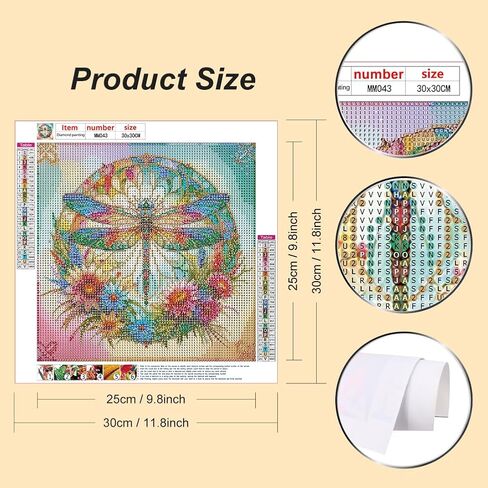 Diamond Painting Kits for Adults Stained Glass Bee, Round Full Drill Diamond Art Kits, 5D DIY Paint with Diamonds Crafts for Home Wall Decoration Gifts 12×12Inch, Animal in Saudi Arabia