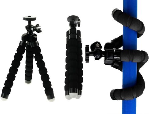 Start-Up Beginner Vlogging Kit with 6" Flexible Tripod, 36 LED Studio Light & Smartphone Holder Tripod Adapter Mount for Amateur Vlogging, YouTube, Tiktok and Instagram Live Stream Kit in Kuwait