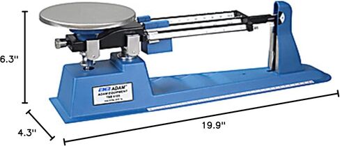 Adam Equipment TBB 610S ميزان ميكانيكي ثلاثي الشعاع، سعة 610 جرام، إمكانية قراءة 0.1 جرام in Saudi Arabia