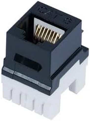 لوحة التصحيح 24 منفذًا، لوحة تصحيح Keystone لـ Cat 6 /Cat 5e/Cat 5، 1U cat6 لوحة تصحيح تناسب 19 بوصة AV/رف الصوت والخزانة، لوحة تصحيح شبكة التثبيت على الحامل مع إدارة الكابلات (مفككة) in Kuwait