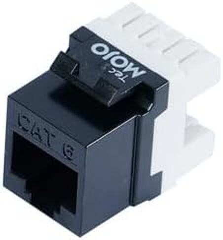 لوحة التصحيح 24 منفذًا، لوحة تصحيح Keystone لـ Cat 6 /Cat 5e/Cat 5، 1U cat6 لوحة تصحيح تناسب 19 بوصة AV/رف الصوت والخزانة، لوحة تصحيح شبكة التثبيت على الحامل مع إدارة الكابلات (مفككة) in Kuwait