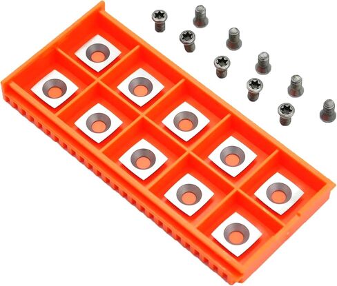 11mm with 2'' Radius Carbide Inserts Cutters(11x11x2.0mm-R50 with Screws) Replacement for Woodworking Fits Woodturning lathe Tools. in Kuwait