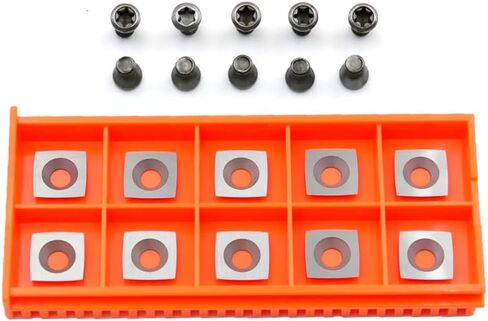11mm with 2'' Radius Carbide Inserts Cutters(11x11x2.0mm-R50 with Screws) Replacement for Woodworking Fits Woodturning lathe Tools. in Kuwait