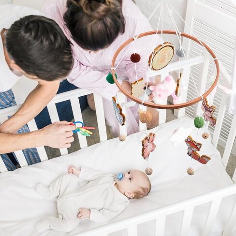 Cowboy Baby Crib Mobile Western Cowboy Nursery Mobiles Boho Ceiling Mobile Wooden Wind Chime Hanging Mobile Cactus Horse Hats Mobiles Bassinet for Room Decor Photography Prop Newborn Gift in Saudi Arabia