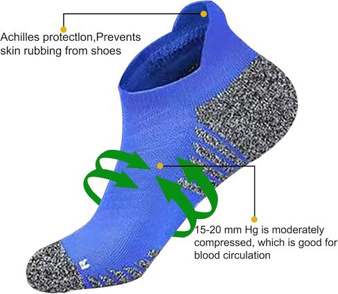 جوارب بيس بيجون رياضية الجري للكاحل للرجال والنساء جوارب مضادة للبثور - 4 / 6 أزواج in Kuwait