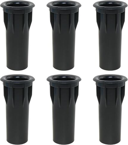 Heyous 6PCS 1.38x3.15inch Black Plastic Speaker Cabinet Port Tube Suitable for Portable Speakers and Home Speakers in Saudi Arabia