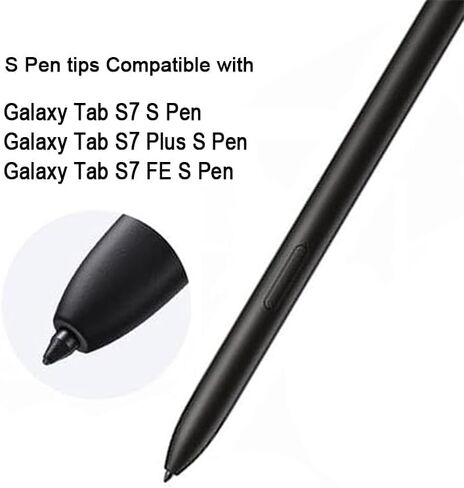 10 قطع من رؤوس/أسنان قلم Galaxy Tab S9 S الناعمة المتوافقة مع Galaxy Tab S9 Ultra / S9 Plus/Tab S9 FE / S9 S أطراف بديلة لقلم مع أدوات (S9/S9+/S9 Ultra/S9 FE أسود*10) in Saudi Arabia