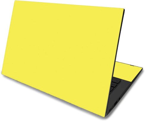 MightySkins Skin لجهاز Asus Chromebook C425 14 بوصة (2019) - أصفر خالص | غطاء لاصق من الفينيل واقٍ ومتين وفريد ​​من نوعه | سهل التطبيق والإزالة وتغيير الأنماط | صنع في الولايات المتحدة الأمريكية (ASCH1419-أصفر صلب) in Saudi Arabia