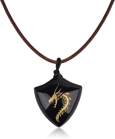 COAI Leather Phoenix Tag Stone Necklace in Kuwait