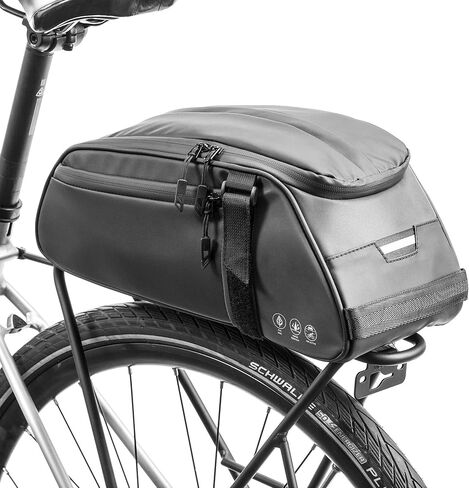 BAIGIO Bike Rack Bag Waterproof Bicycle Trunk Pannier Rear Seat Storage Pack Cycling Cargo Carrier Pouch for Travel City Commuting Daily Work in Kuwait