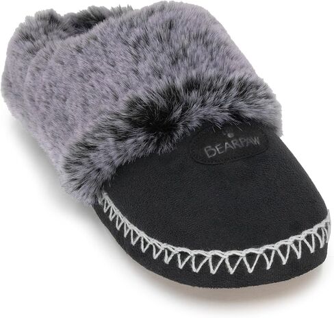 BEARPAW Womens Indoor Microsuede Soft Sole Slipper Skid Resistant Bottom in Saudi Arabia