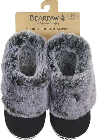 BEARPAW Womens Indoor Microsuede Soft Sole Slipper Skid Resistant Bottom in Saudi Arabia