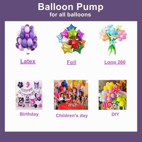 Electric Balloon Pump Portable Dual Nozzle Balloon Inflator Blower for Party Decoration with Tying Tool,Inflating Faster Save Time Rose Pink in Saudi Arabia