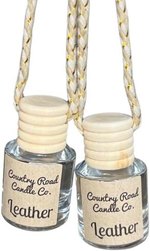 Country Road Candle Co. Cherry Car Hanging Diffuser Fragrance Oil (Pack of 2) | Car Air Freshner | Scented Fragrance Aromatherapy Automobile Diffuser scents Bottle in Saudi Arabia