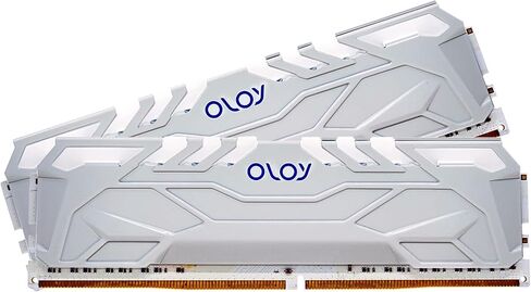 OLOy DDR4 RAM 16 جيجابايت (2x8 جيجابايت) White Owl Aura Sync RGB 3600 ميجا هرتز CL18 1.35V 288-Pin Desktop Gaming UDIMM (MD4U0836180BHVDA) in Kuwait