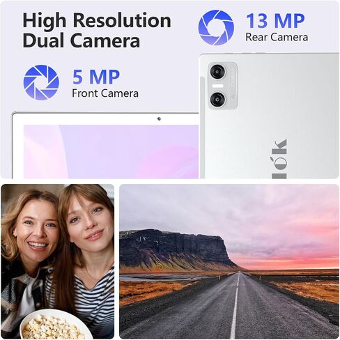 أحدث جهاز لوحي Android 14 لعام 2024، معالج ثماني النواة + 64 جيجابايت + 8 جيجابايت/512 جيجابايت قابل للتوسيع، جهاز لوحي 10 بوصة WiFi 6 +BT 5.0، أجهزة لوحية بكاميرا عالية الدقة بدقة 18 ميجابكسل مع بطارية 7000 مللي أمبير في الساعة، جهاز لوحي 2 في 1 مع حافظة in Saudi Arabia