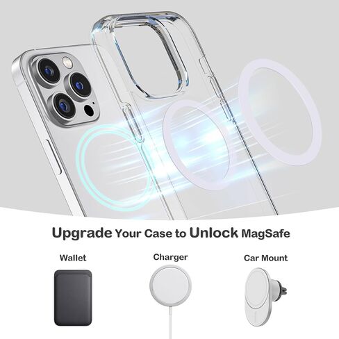 ملصق حلقة محول metisinno لـ MagSafe، حلقة لاصقة معدنية عالمية لهاتف iPhone/Samsung/Android، ملحقات محول لقبضة الهاتف المغناطيسية/الحلقة/الحامل/الحامل والشاحن، أبيض وأسود in Kuwait